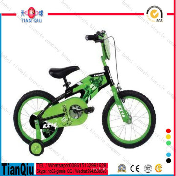 2016 Bicycle Factory Wholesale Kids Bike 16inch Custom Bikes New Kids Bicycles for Sale for 12 Years Old Boy and Girl Bicicleta De Nino